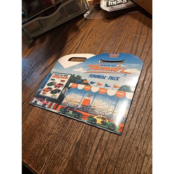 VTG 1990 Hardees Days of Thunder Funmeal Boxes Lot 3 NASCAR Unused Movie Promo - Picture 3 of 6